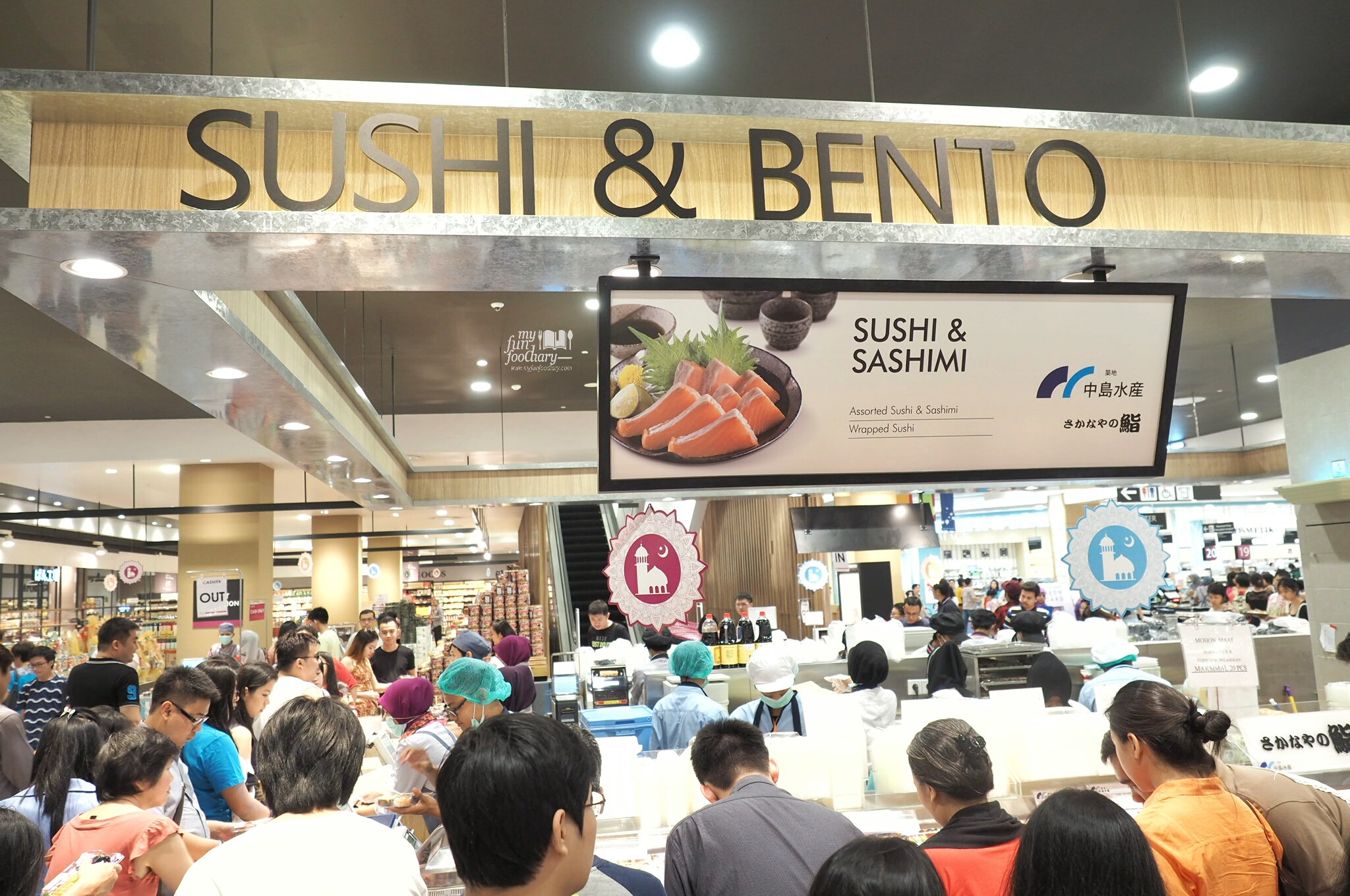 Sushi and Sashimi at Sushi and Bento Counter AEON Mall by Myfunfoodiary