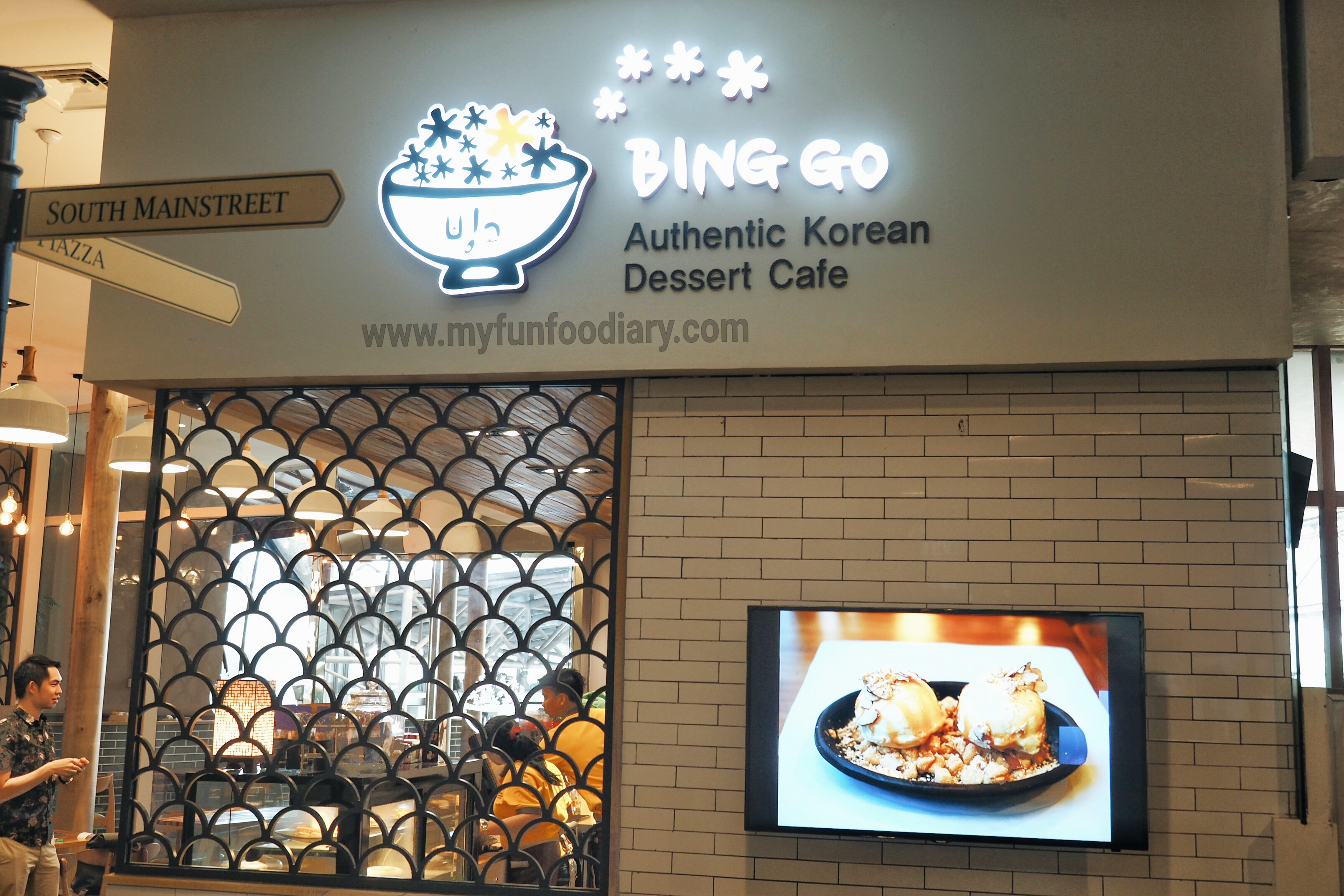 Tampak Luar Bing Go Korean Dessert Cafe by Myfunfoodiary