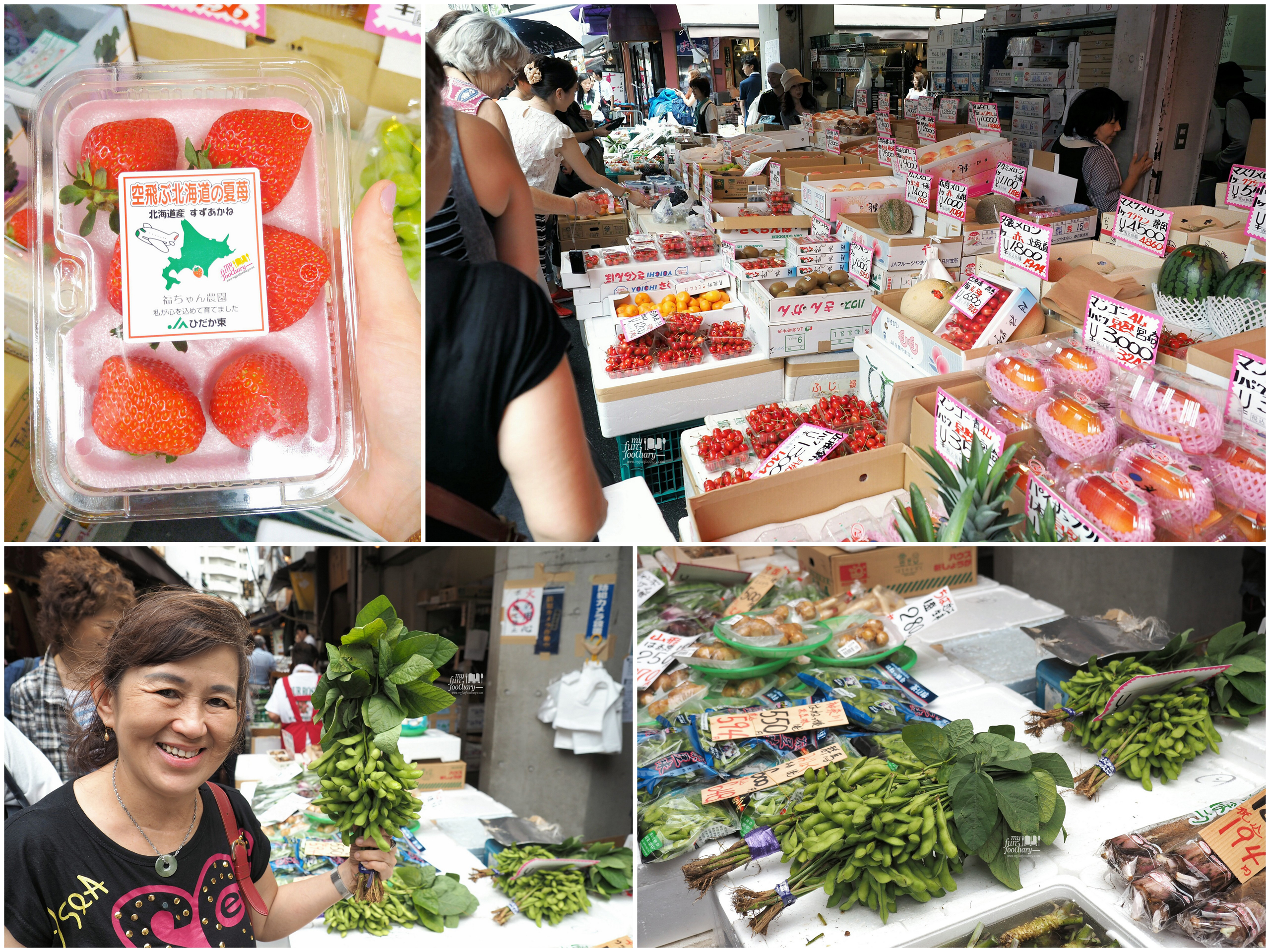 Fresh Fruit and Vegetables at Tsukiji Market by Myfunfoodiary