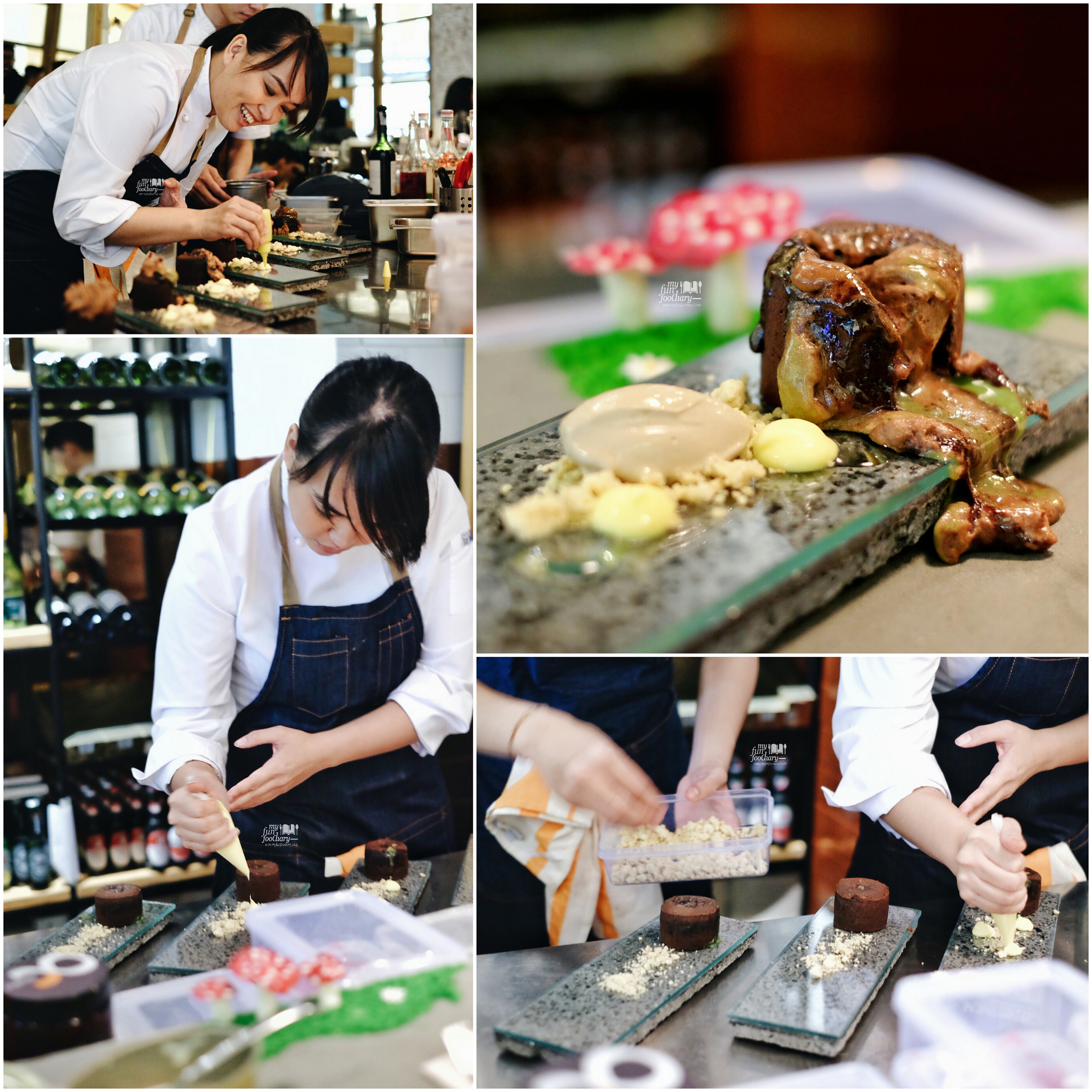 Kim Pangestu in action at Nomz - by Myfunfoodiary