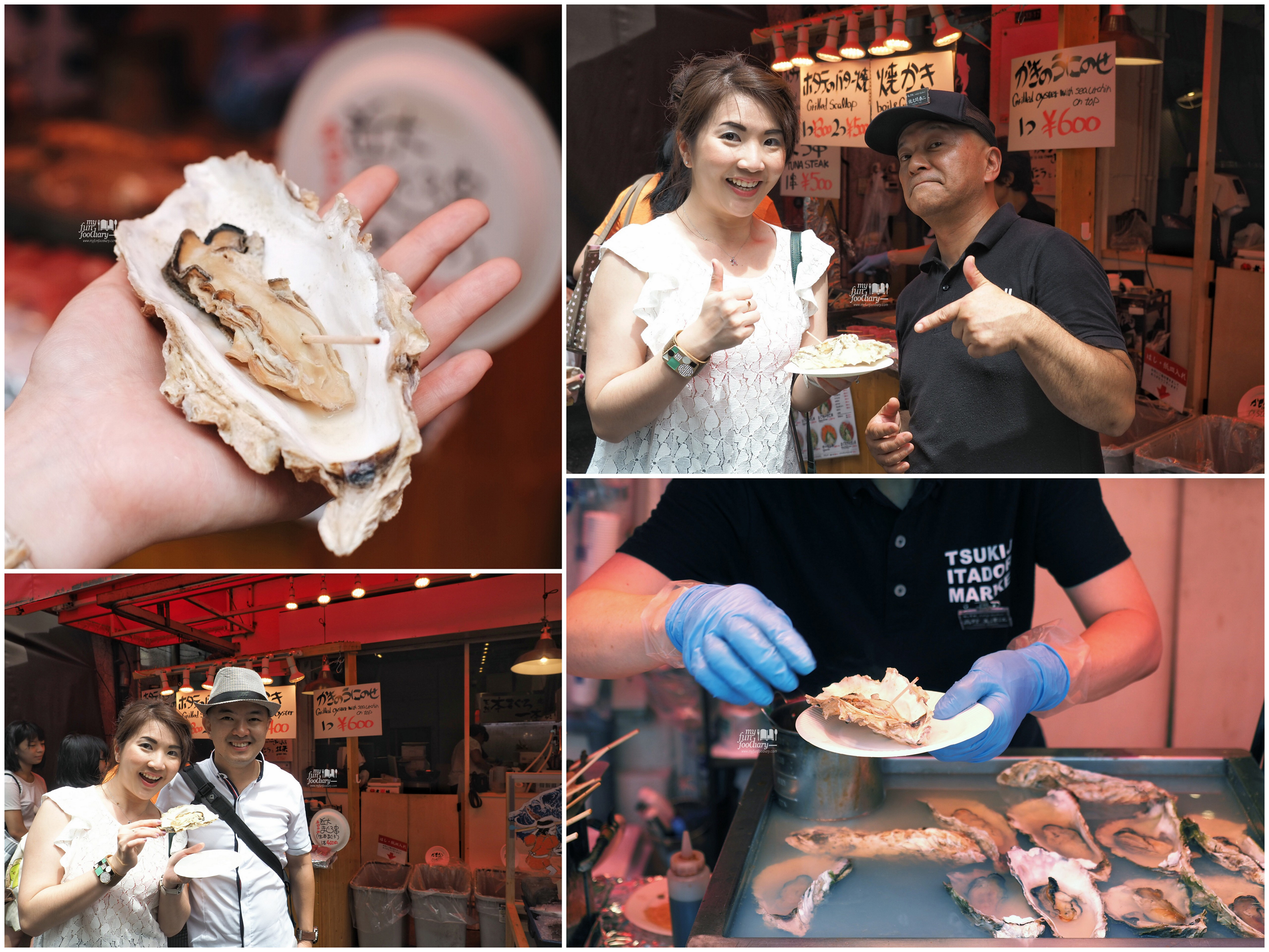 Steam Oyster at Tsukiji Market by Myfunfoodiary