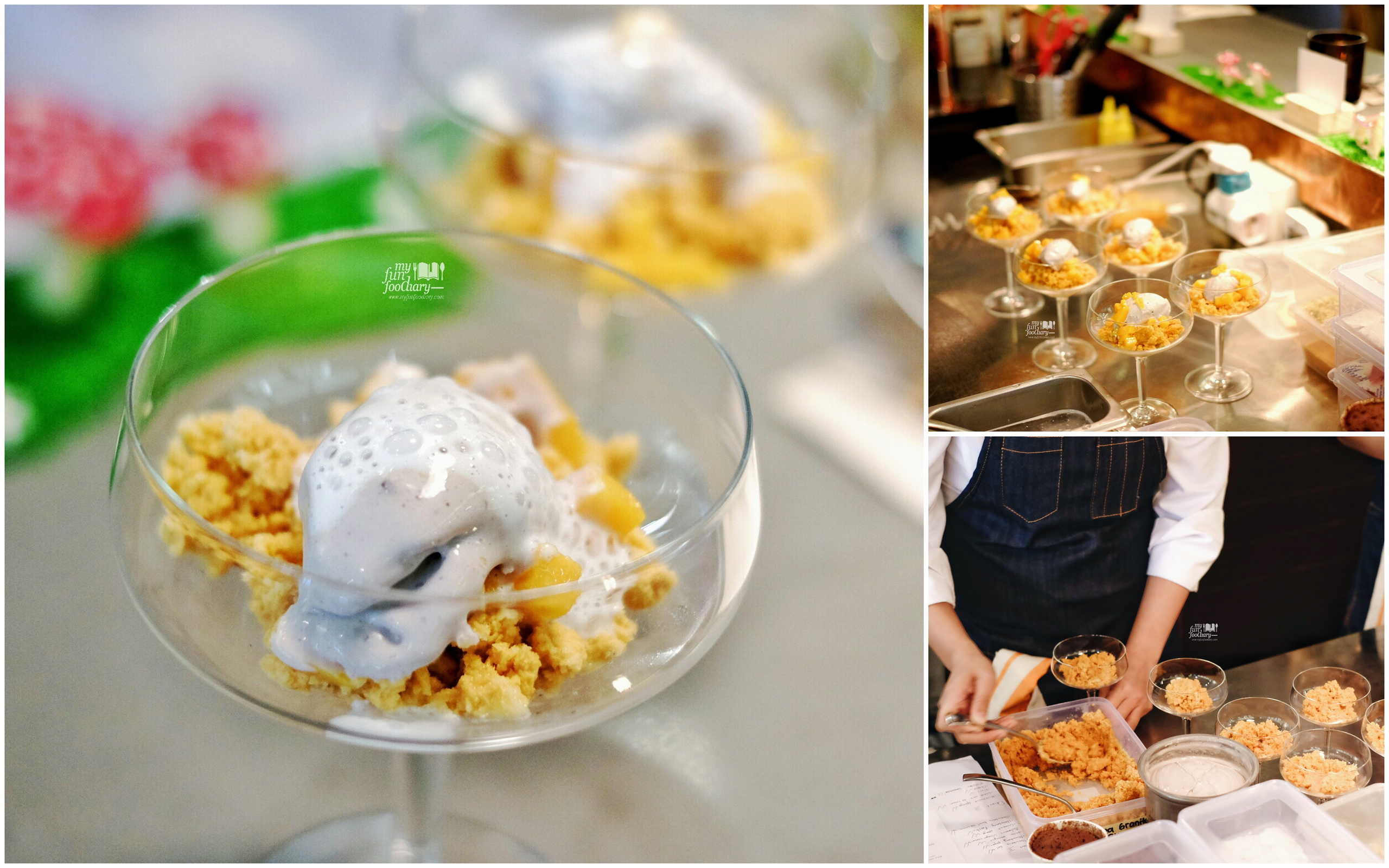 Thai Tea Mango Sticky Rice Ice Cream Dessert Omakase by Kim at Nomz - by Myfunfoodiary
