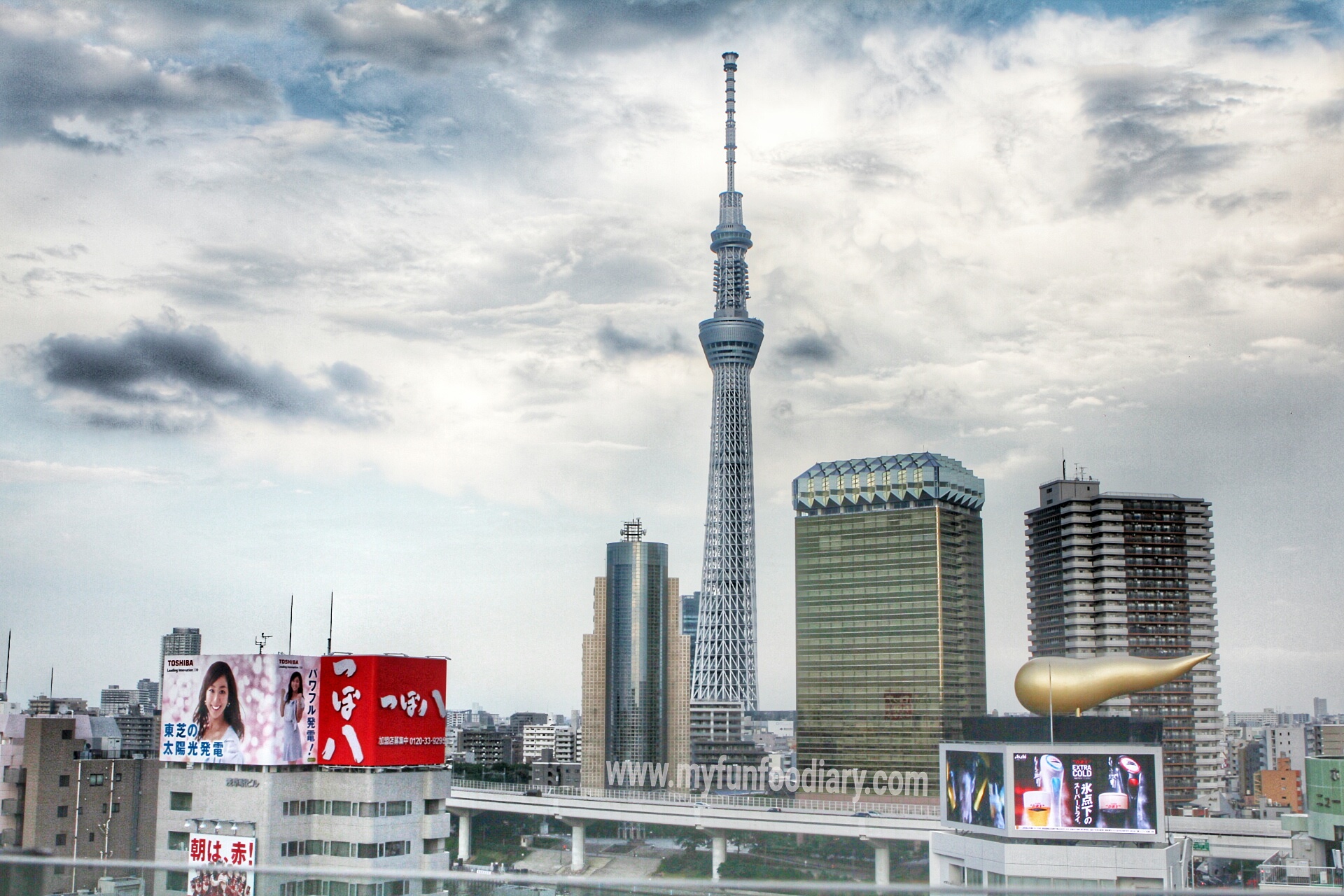 View of Tokyo Sky Tree in Tokyo by Myfunfoodiary