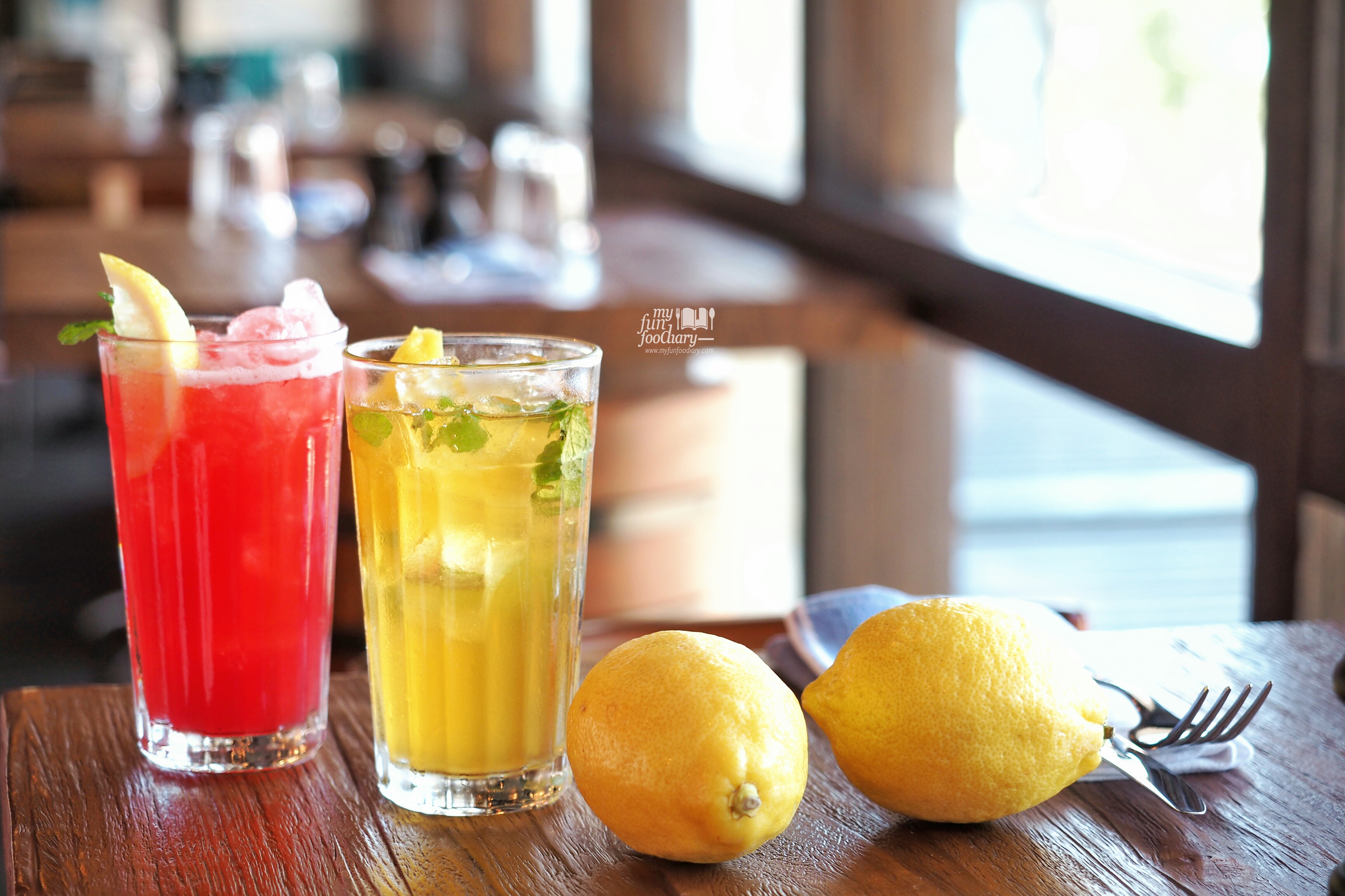 Homemade Italian Lemonade and Berry Blast at Jamie's Oliver Bali by Myfunfoodiary