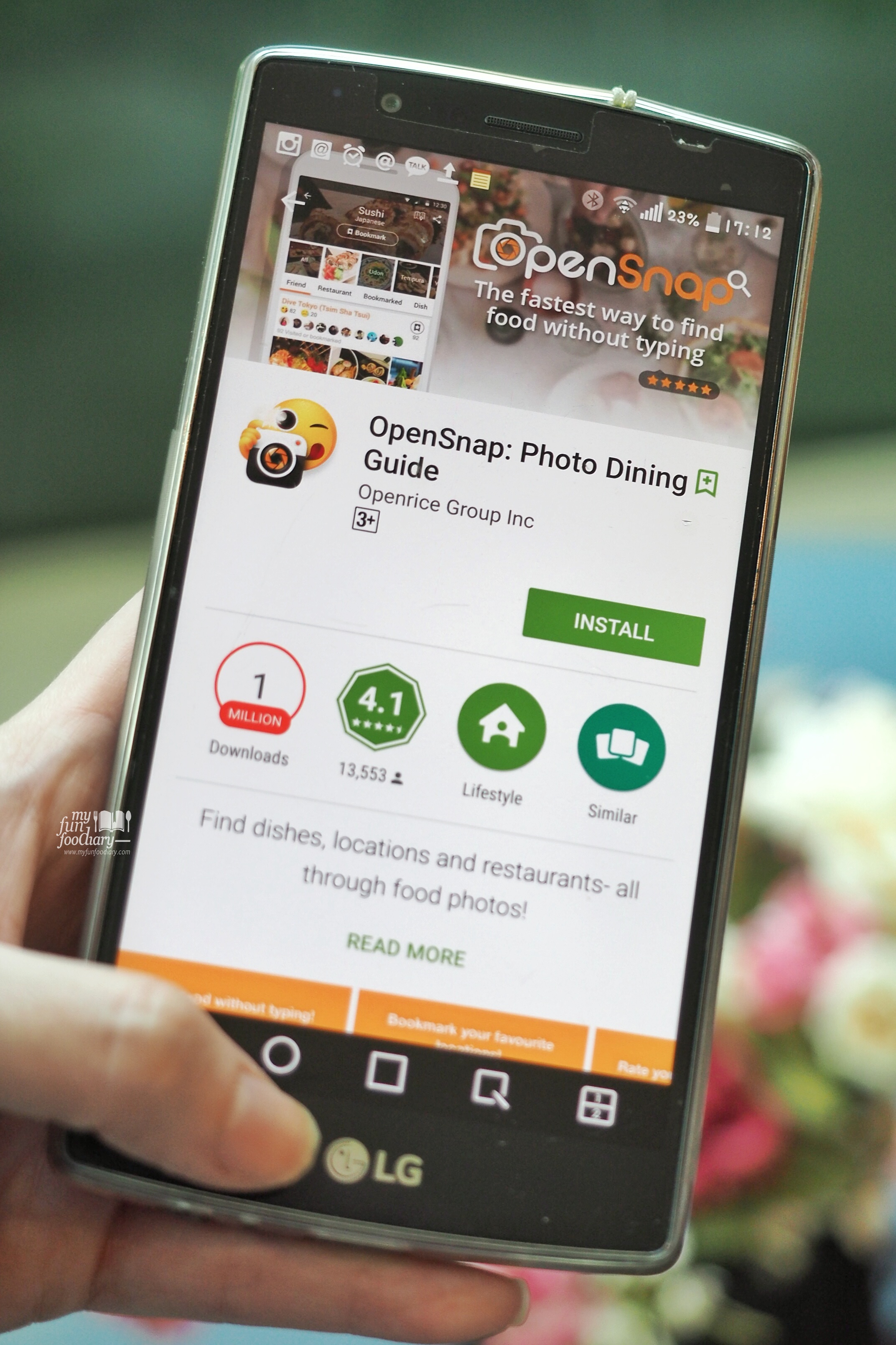 Installing Open Snap on my Android Phone by Myfunfoodiary