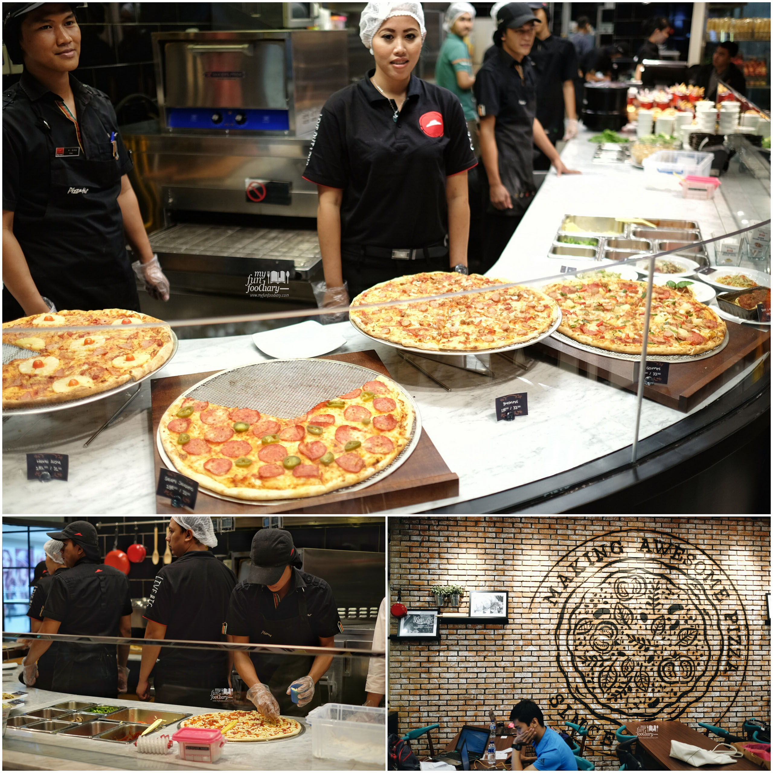Display Counter at The Kitchen Pizza Hut by Myfunfoodiary