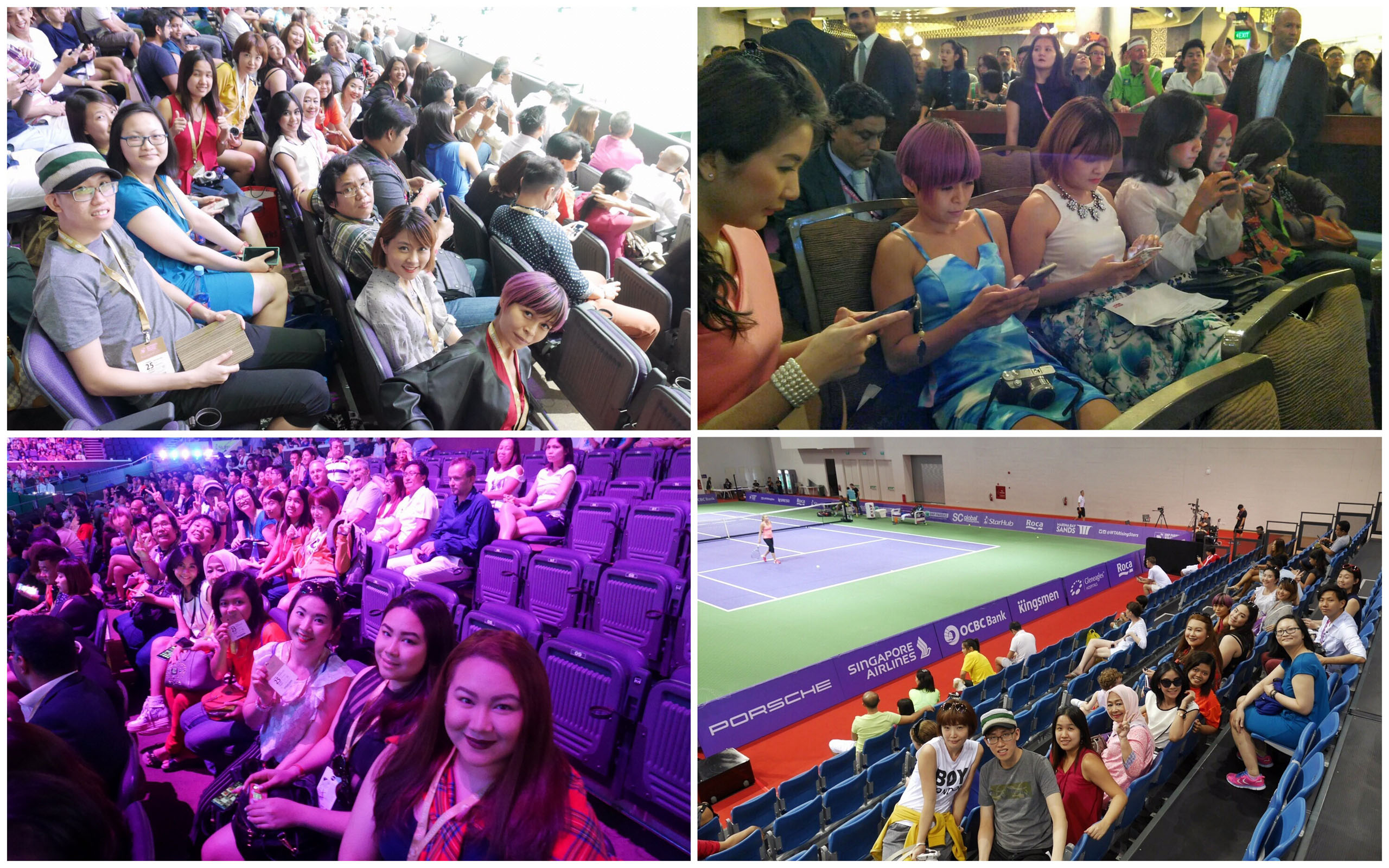 Had Fun with the other bloggers at WTA Finals Singapore