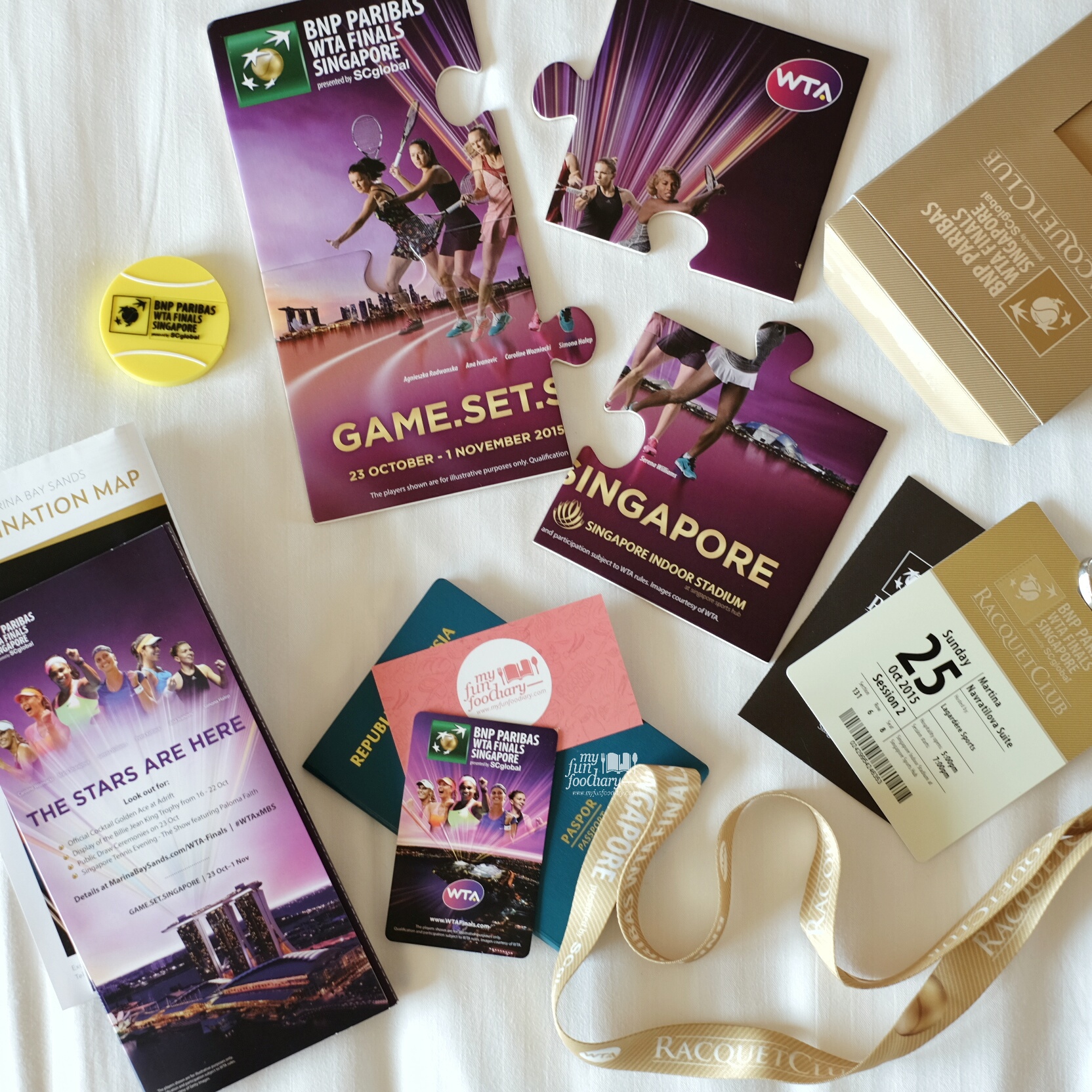 Special Tickets to Watch the WTA Finals 2015 on Sunday in Singapore by Myfunfoodiary