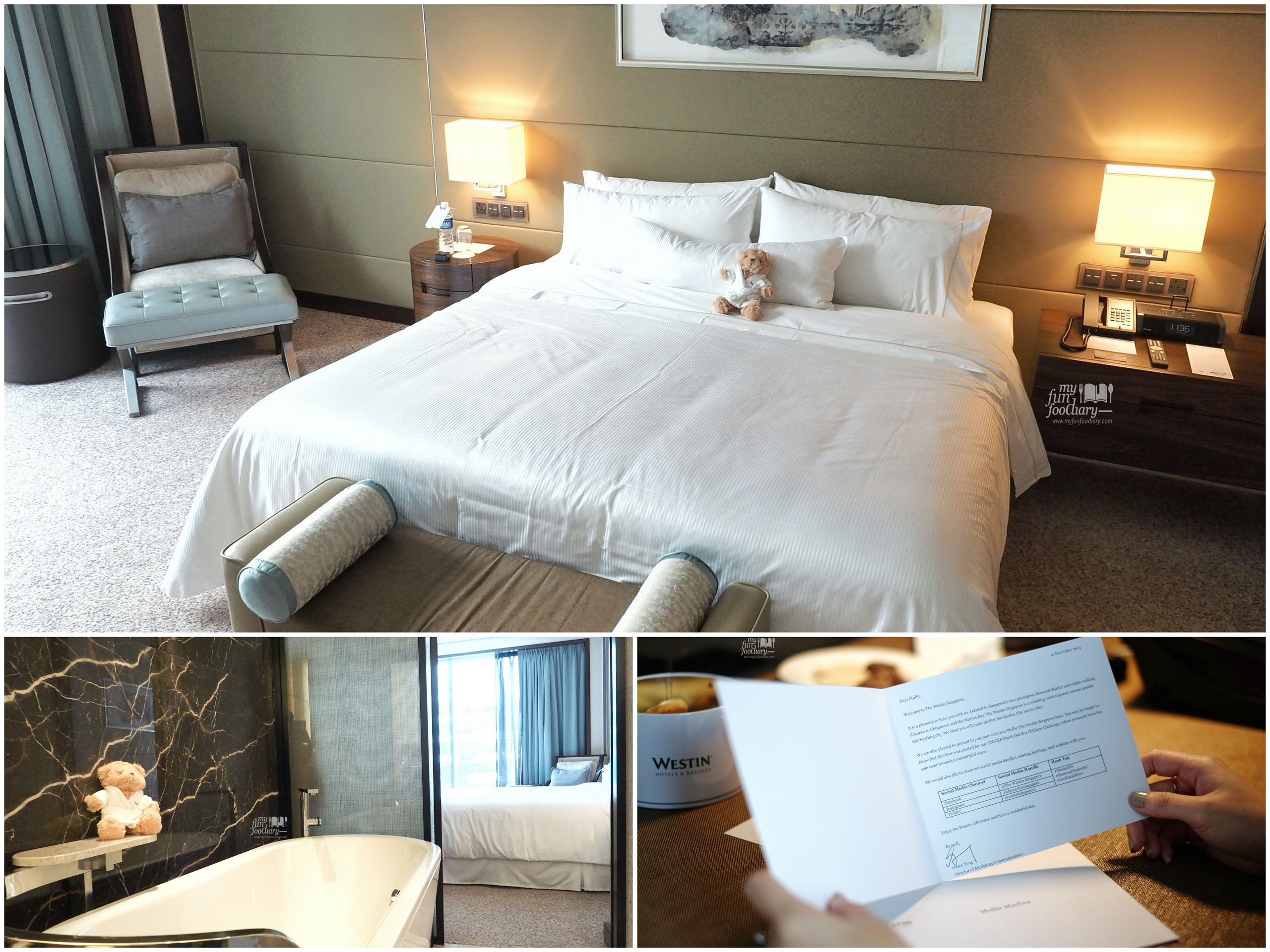 Sea View Room at Westin Singapore by Myfunfoodiary collage