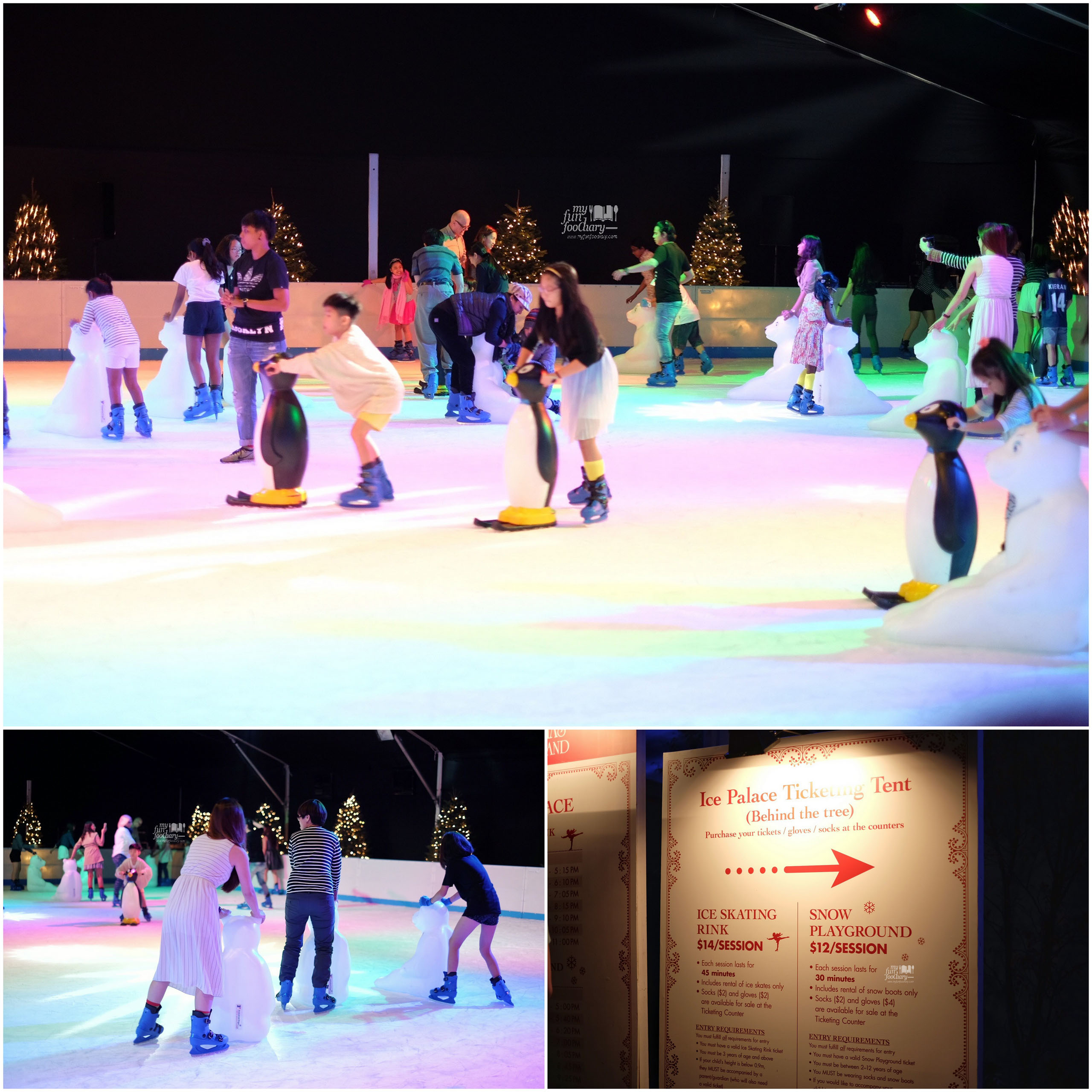 Ice Skating and Snow Playground at Christmas Wonderland - Gardens By The Bay by Myfunfoodiary
