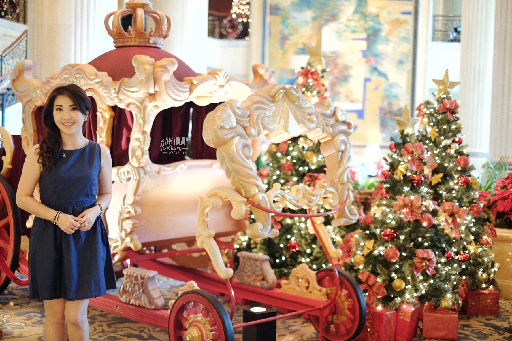 Mullie with beautiful Sleigh Ride at Tower Wing Shangri-La Singapore by Myfunfoodiary