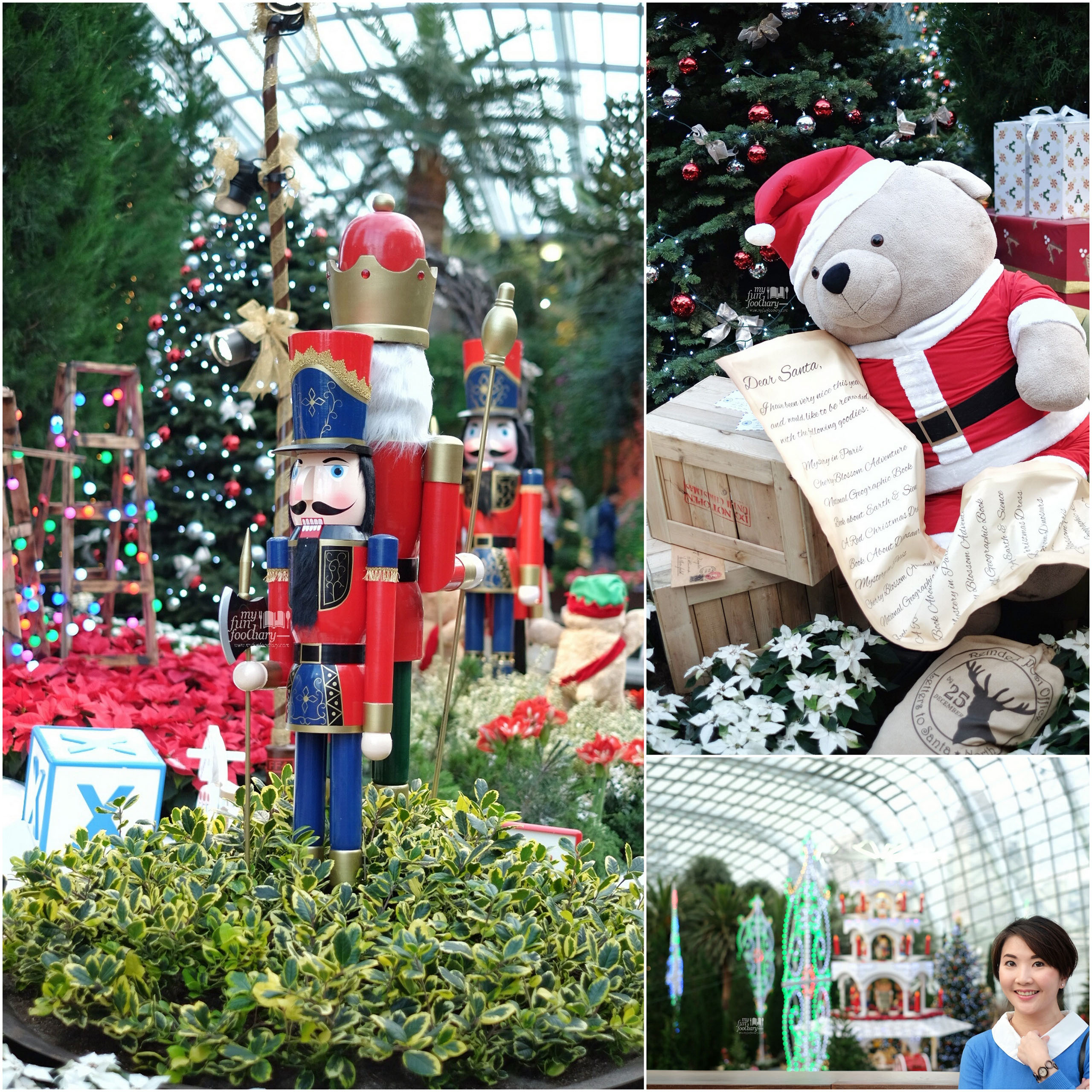 Nutcrackers and Santa Bear for Christmas Toyland at Gardens By The Bay 2015 by Myfunfoodiary