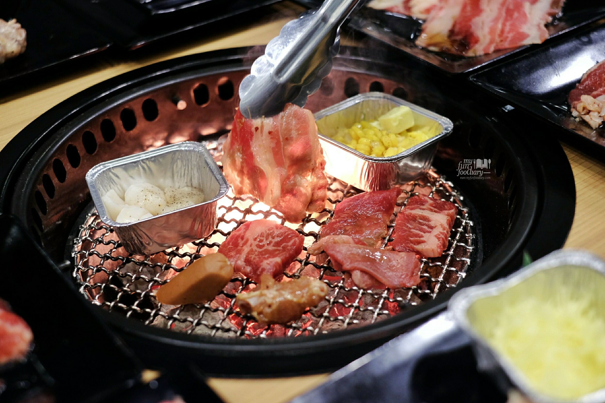 Non Stop Grilling the meat at Gyukaku by Myfunfoodiary
