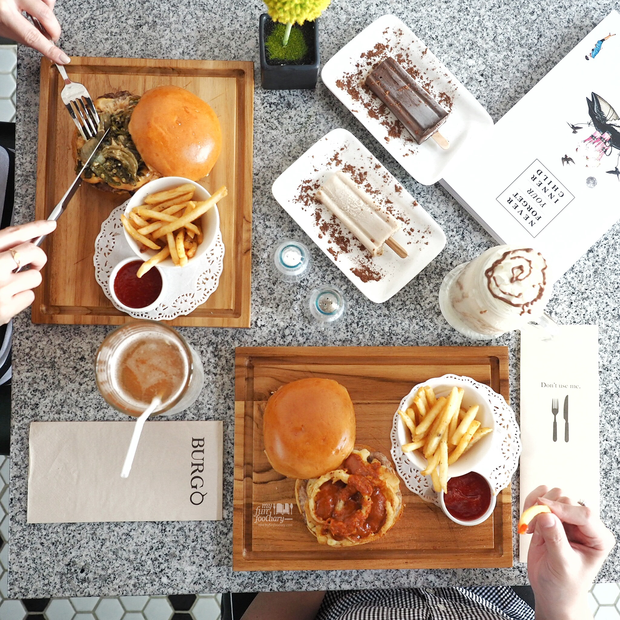 Our Burger Lunch Situation at Burgo Restaurant by Myfunfoodiary