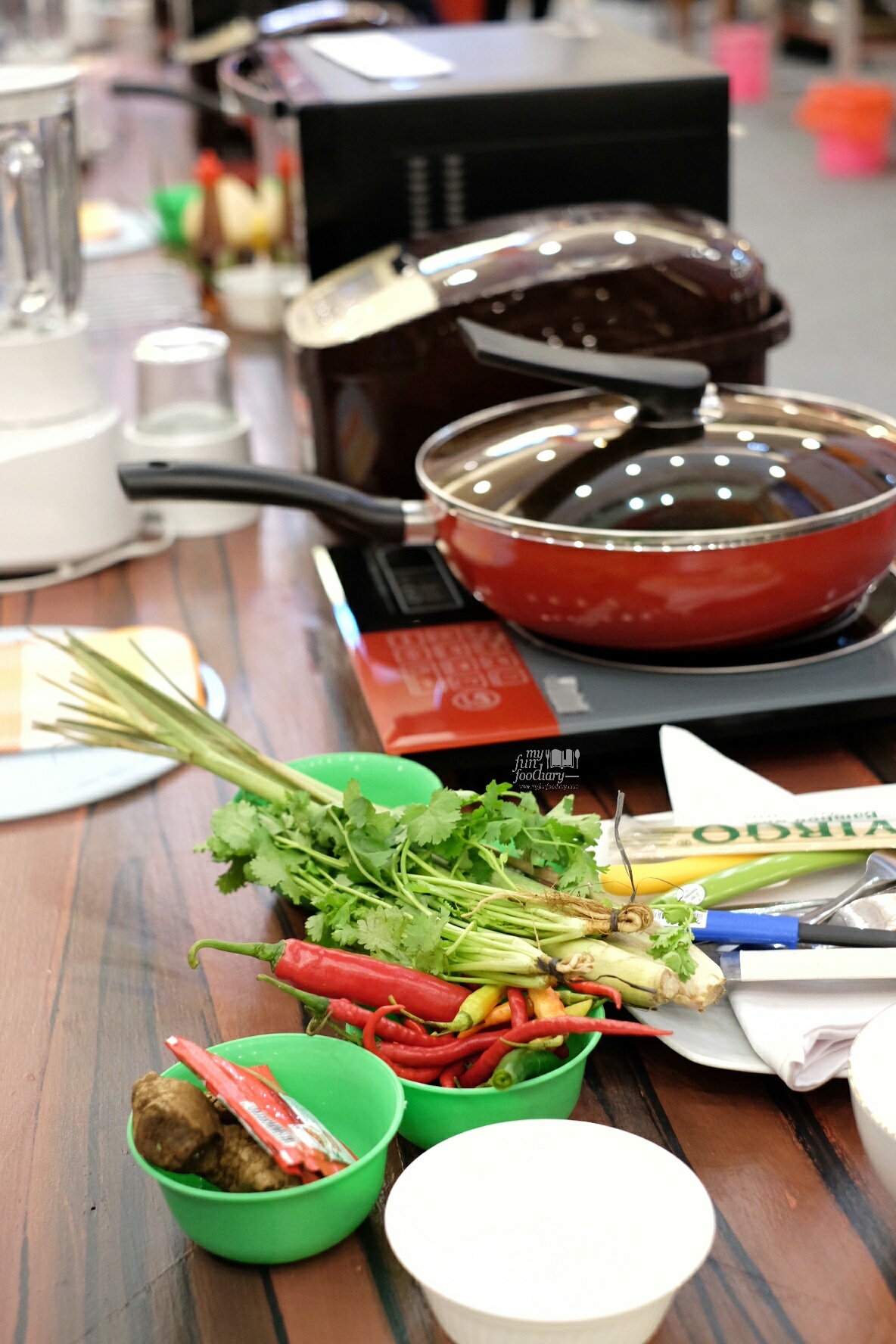 Table Setting for the Competition at Panasonic Cooking by Myfunfoodiary