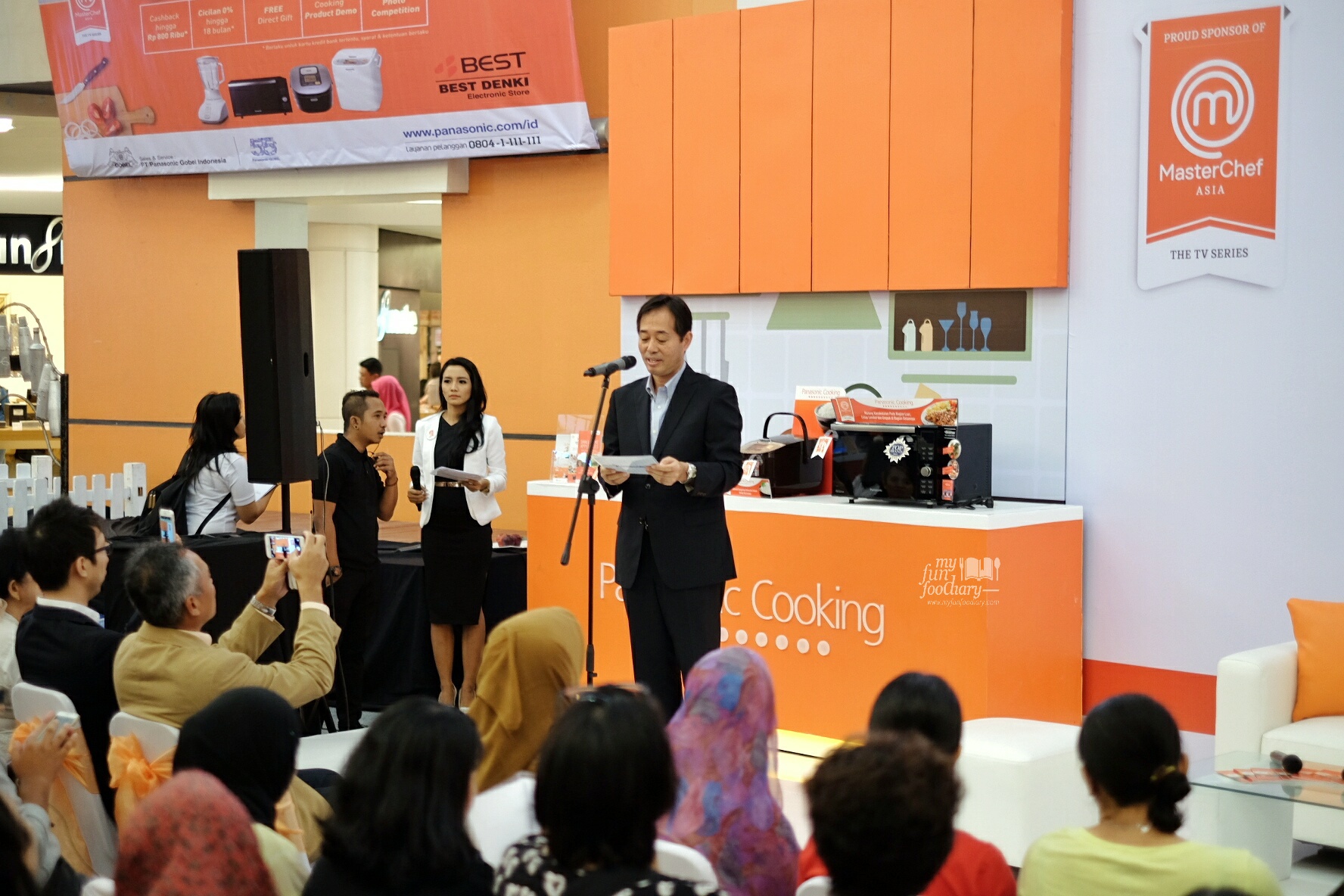 Welcome Speech at Panasonic Cooking by Myfunfoodiary