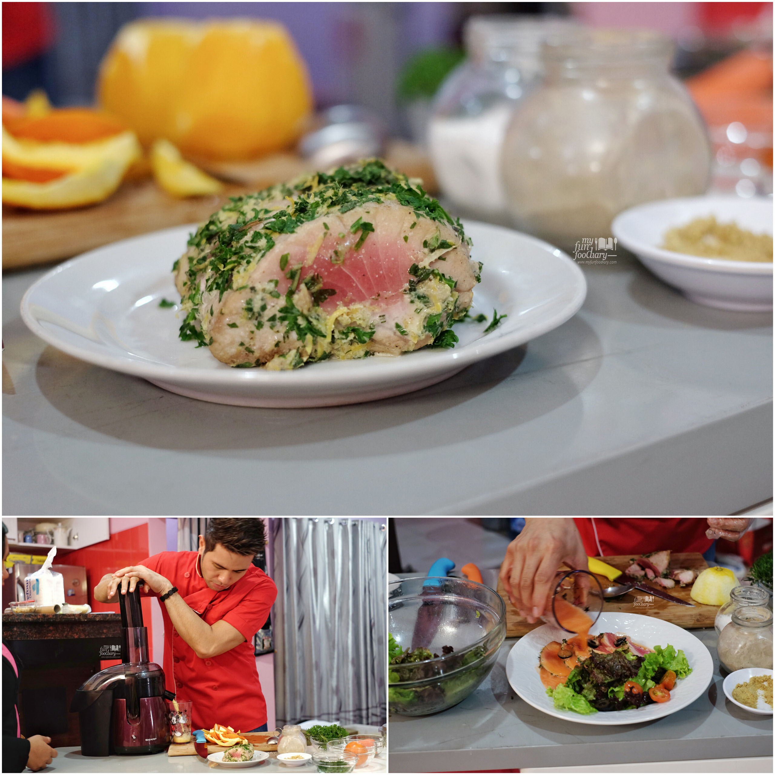 Bloody Tuna made by Chef Billy for Sharp Indonesia - by Myfunfoodiary