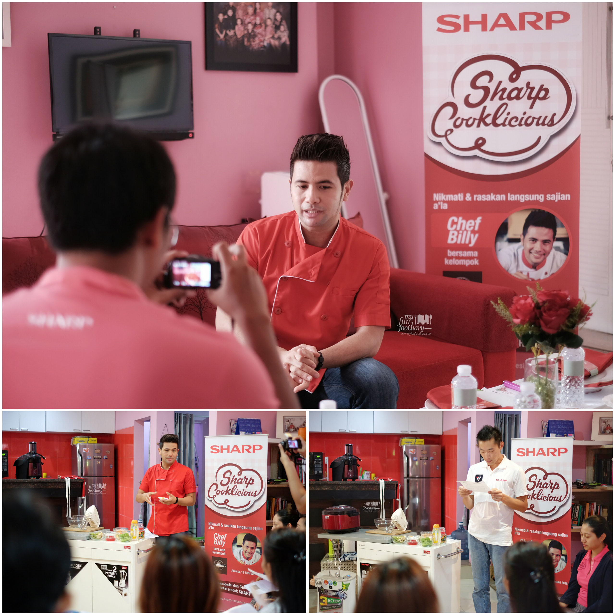 Chef Billy for Sharp Cooklicious by Myfunfoodiary