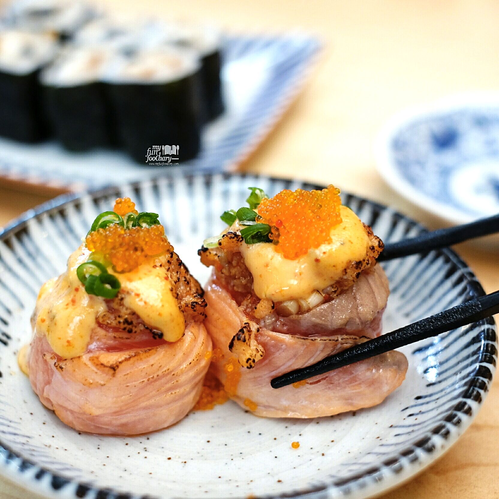 Salmon Hana Roll at Nama Sushi by Myfunfoodiaryedit