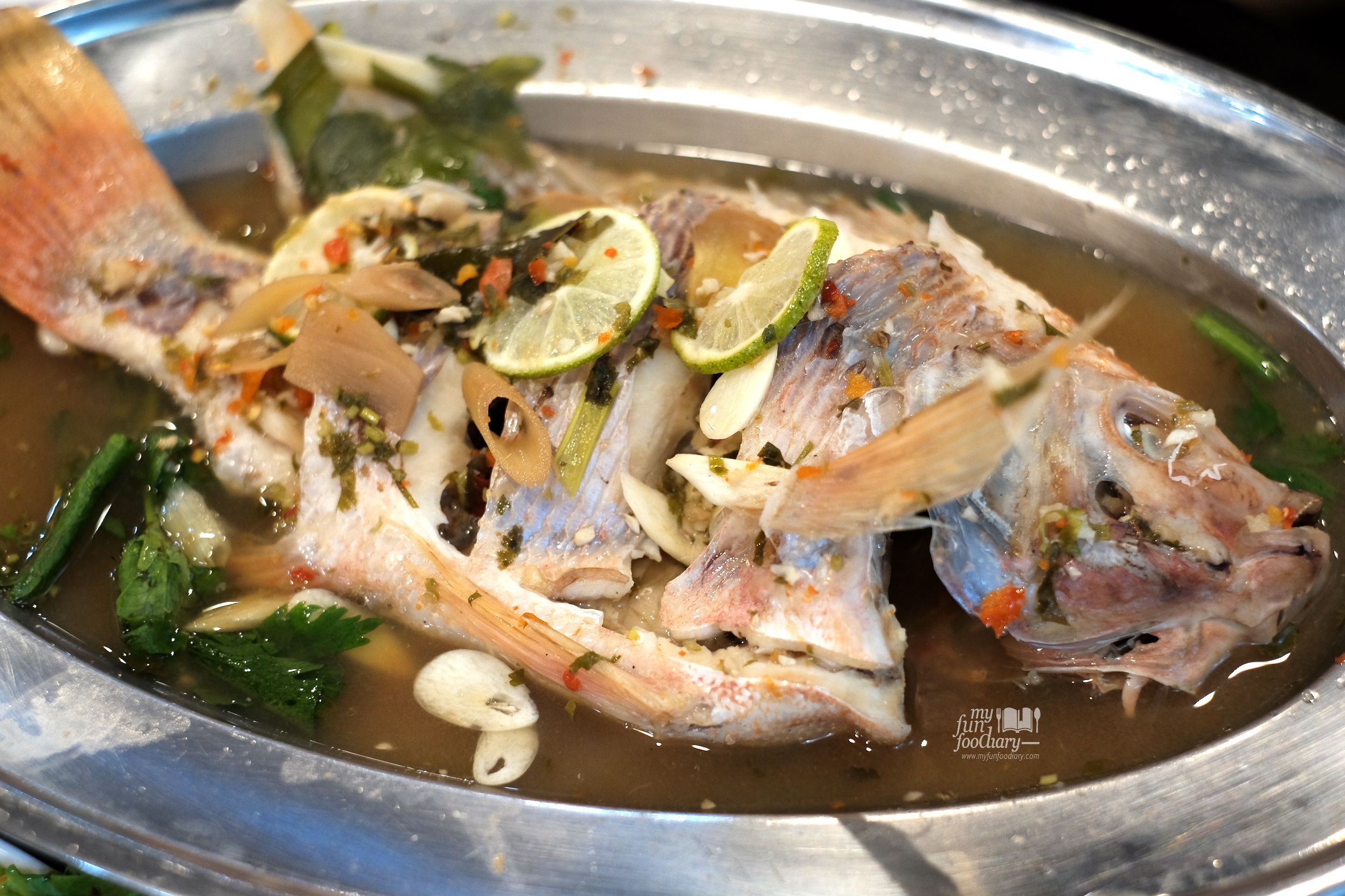 Steamed Fish with Lemon at Thai Chada by Myfunfoodiary